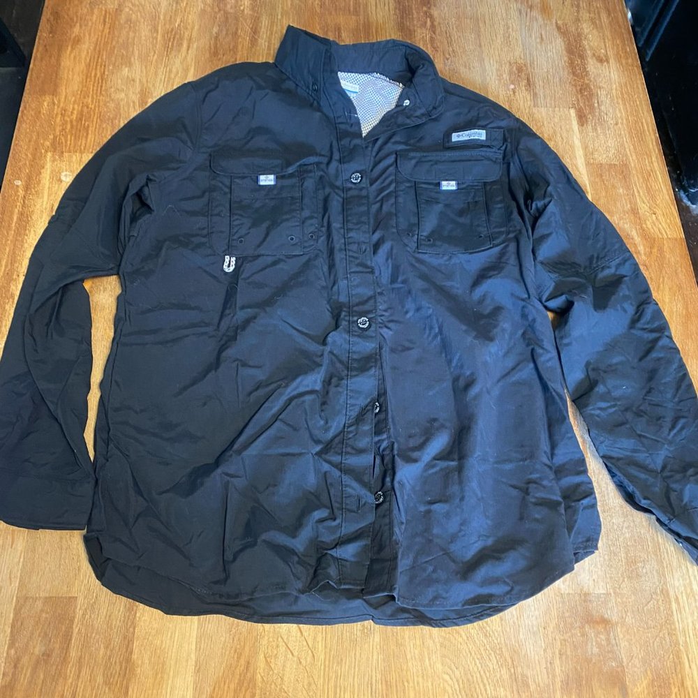 Columbia Womens PFG Tamiami II Long Sleeve Shirt Size Small